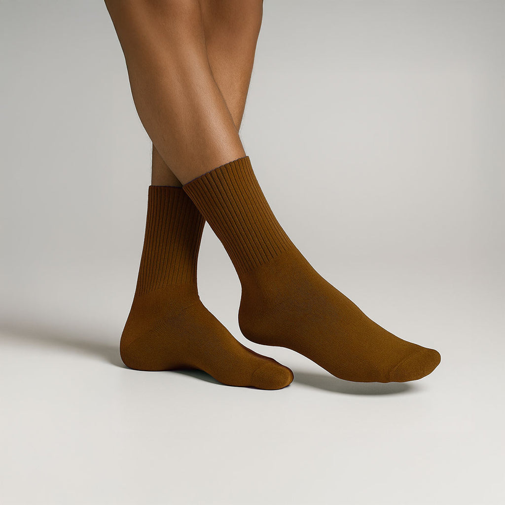 Calcetín Café claro