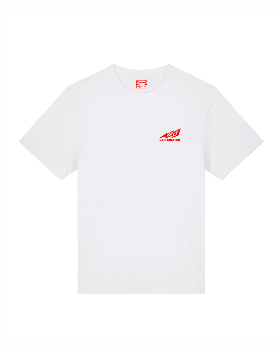 Polera unisex algodón regular fit "Highly Caffeinated"