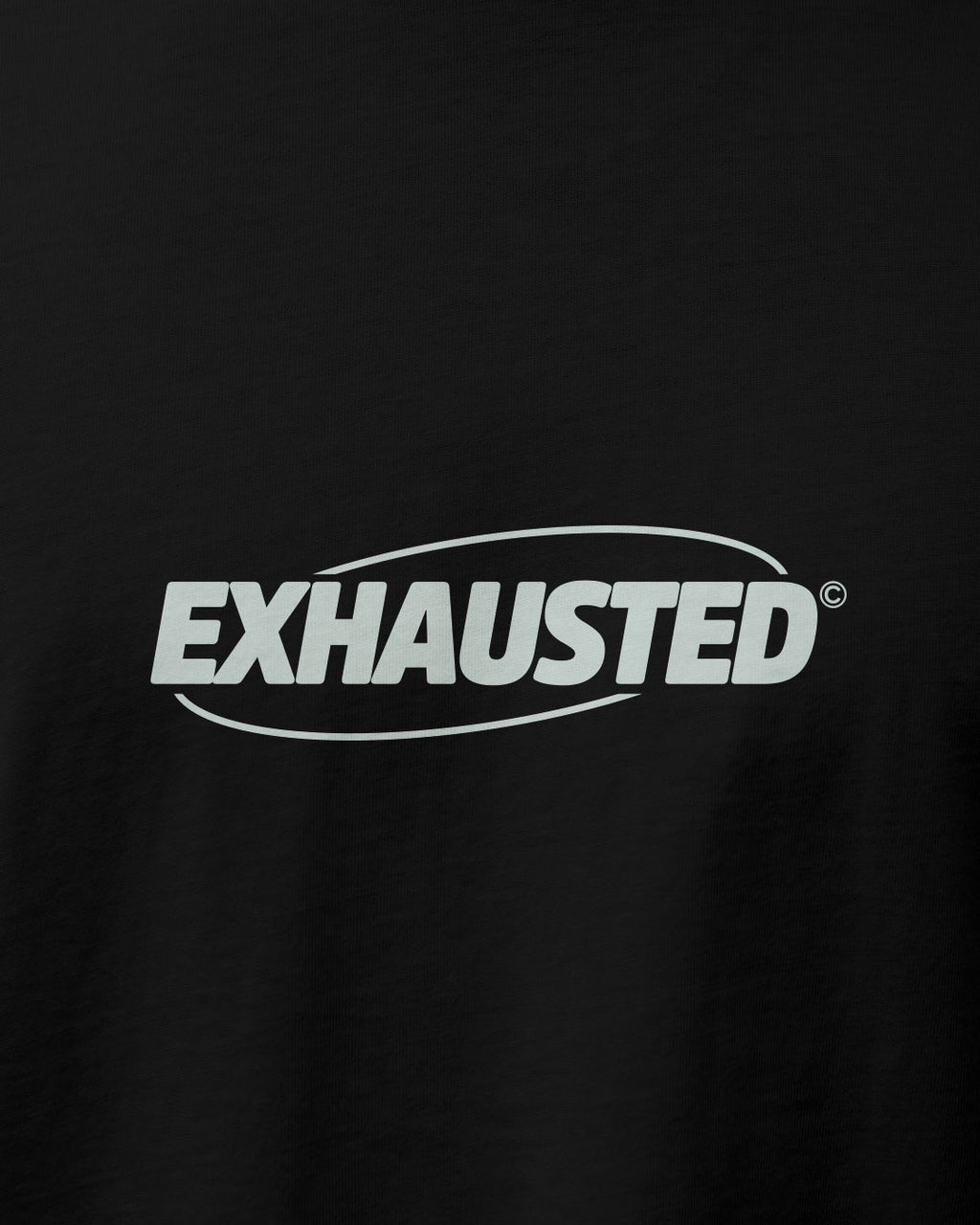 Polera unisex algodón regular fit "Exhausted"