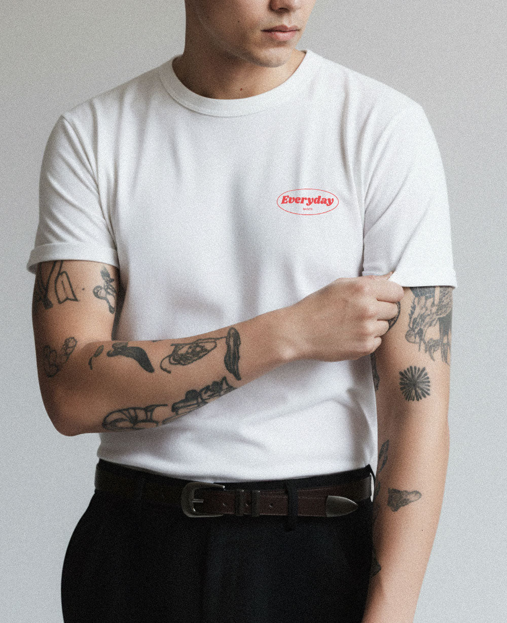 Polera unisex algodón regular fit "Everyday Basics"