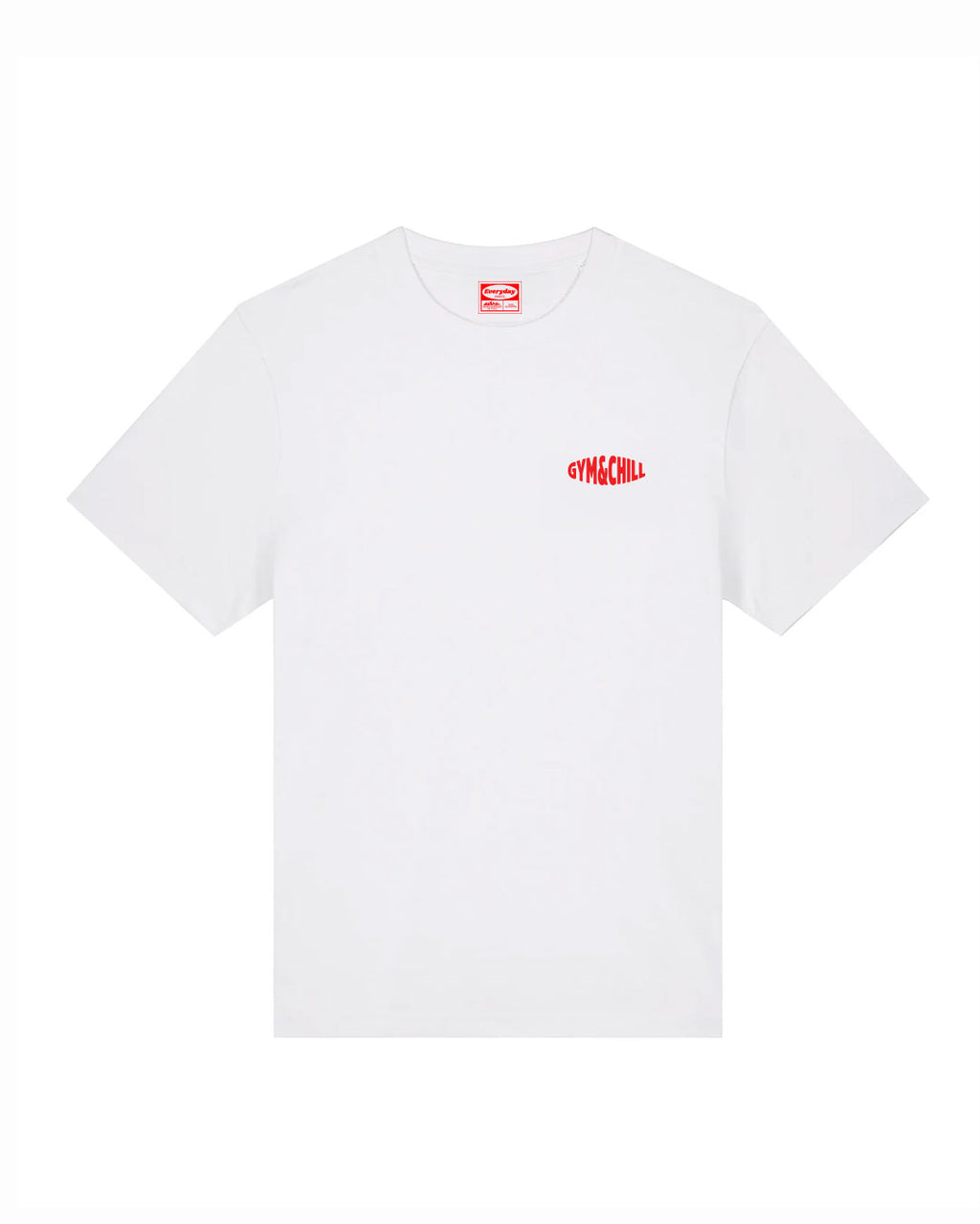 Polera unisex algodón regular fit "GYM&CHILL"