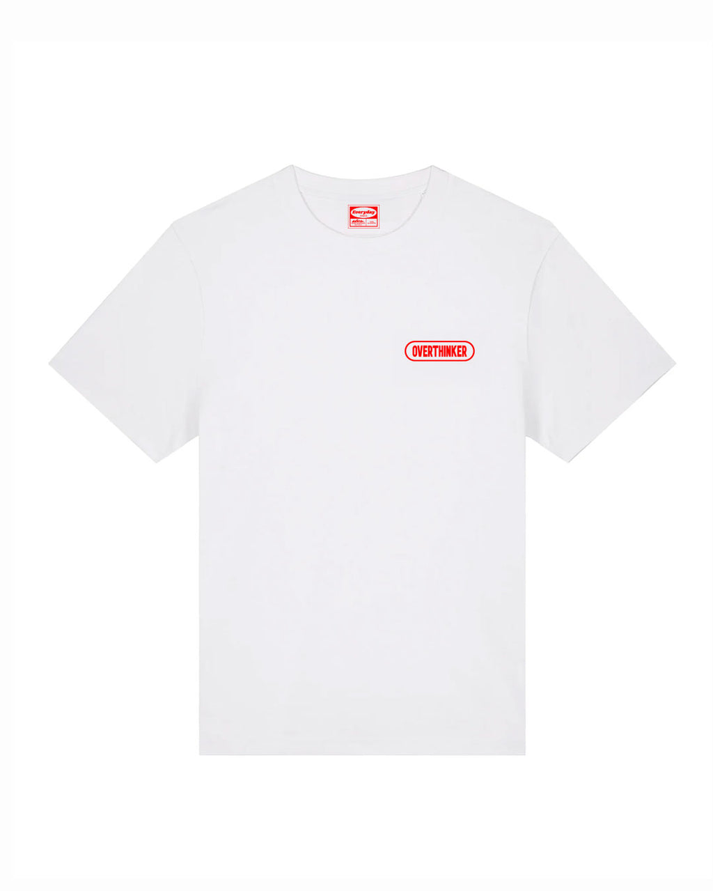 Polera unisex algodón regular fit "Overthinker"