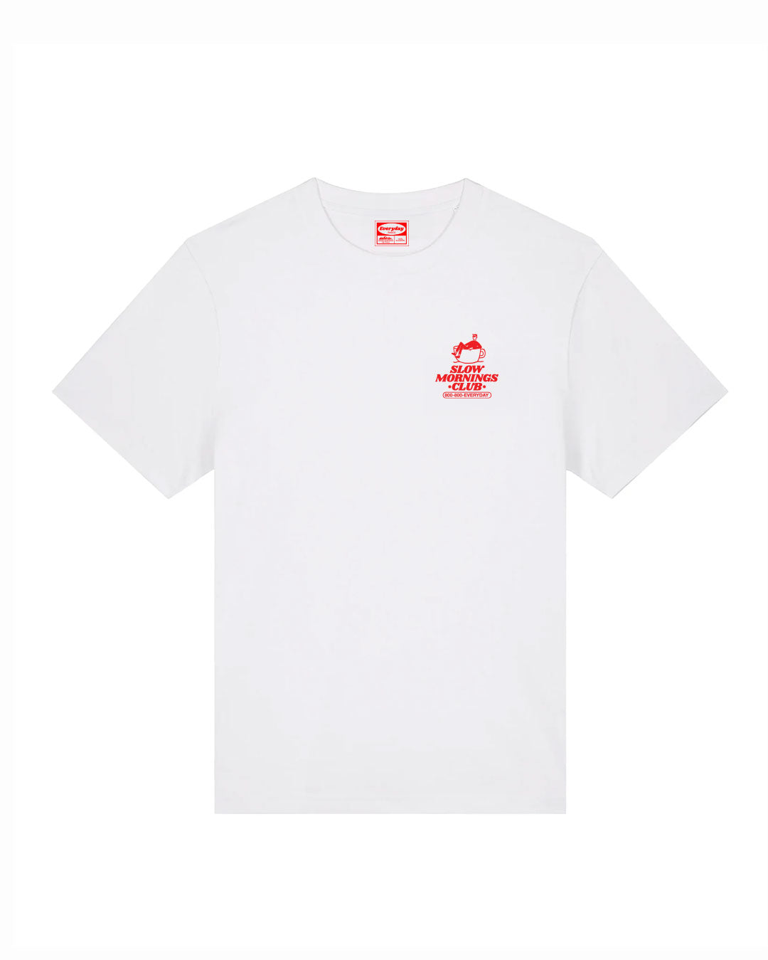 Polera unisex algodón regular fit "Slow Mornings"