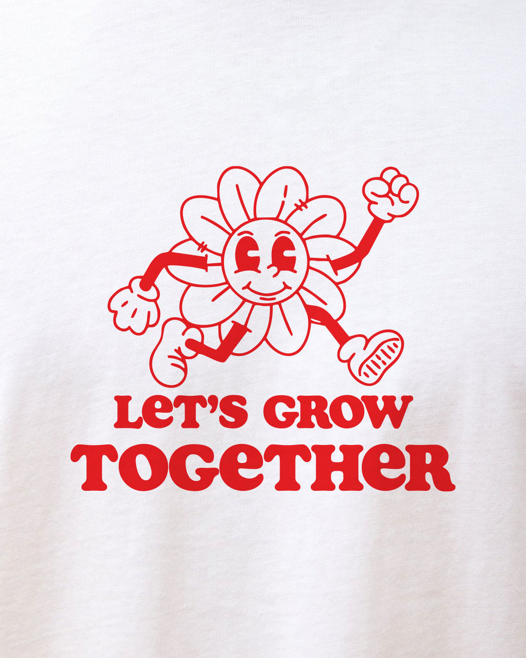 Polera unisex algodón regular fit "Grow together"
