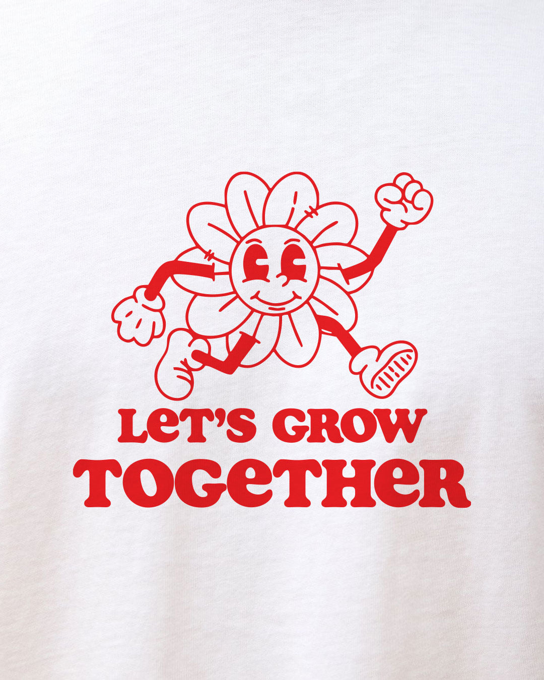 Polera unisex algodón regular fit "Grow together"