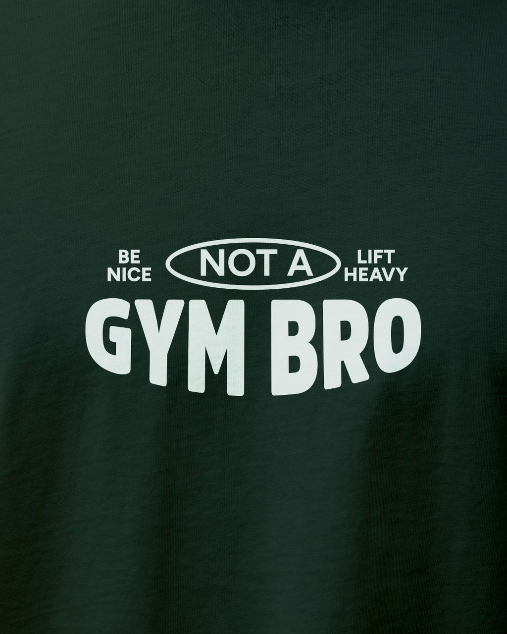 Polera unisex algodón regular fit "GYM BRO"