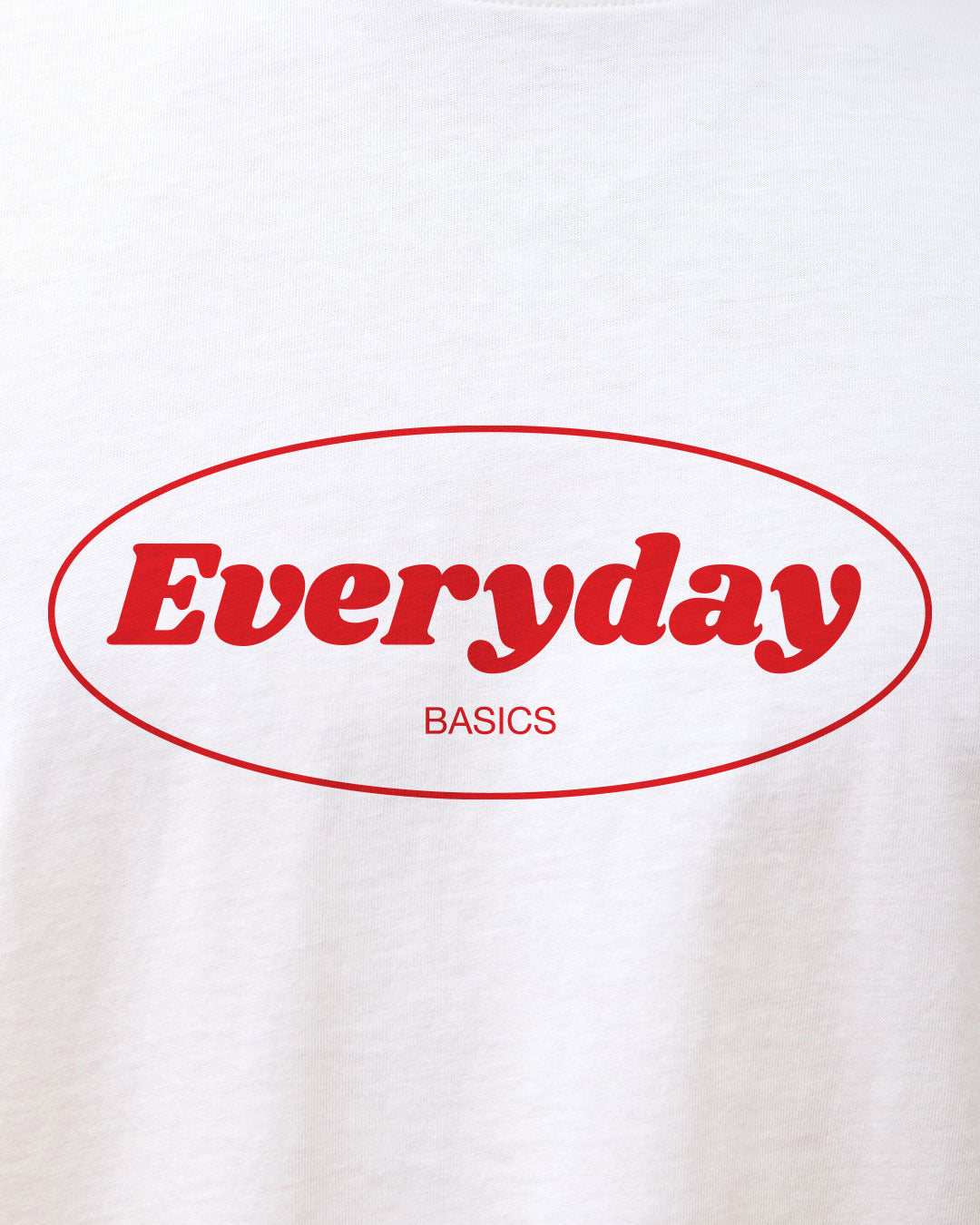 Polera unisex algodón regular fit "Everyday Basics"